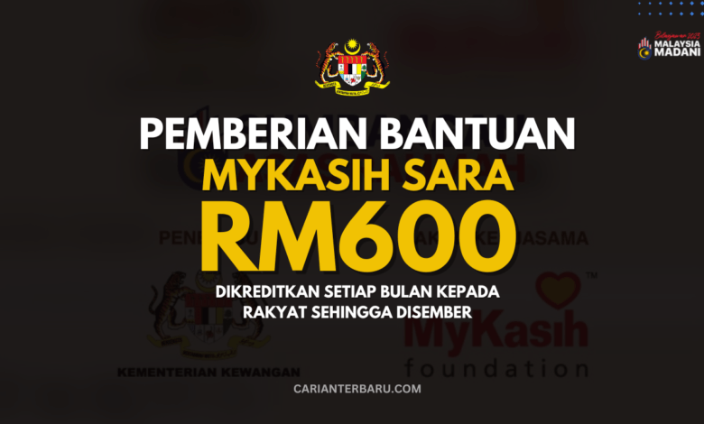 MyKasih SARA : Pemberian Bantuan Dikreditkan Selama 6 Bulan