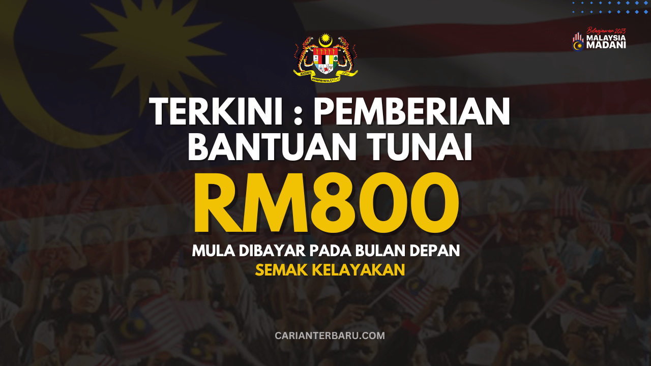 BMT : Pemberian Bantuan RM800 Mula Dibayar Bulan November