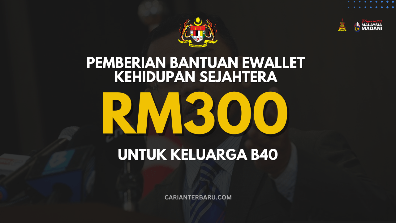 Bantuan Kehidupan Sejahtera BINGKAS : RM300 Setiap Bulan