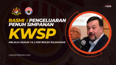 Rasmi : Pengeluaran Penuh KWSP Akaun 1 & 2 Boleh Dilakukan