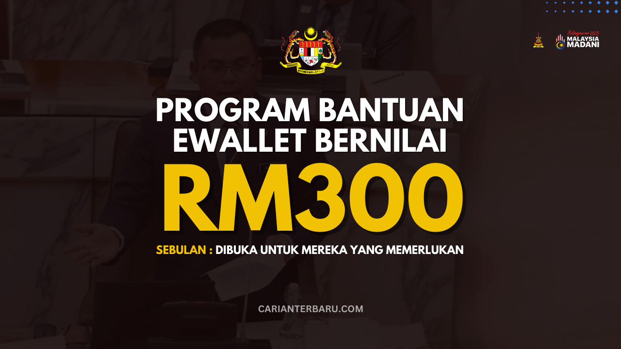 BINGKAS 2023 : Bantuan Ewallet Bernilai RM300 Setiap Bulan