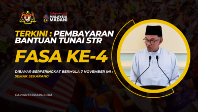 MySTR : Pembayaran Fasa Ke-4 Diberikan Bermula 7 November