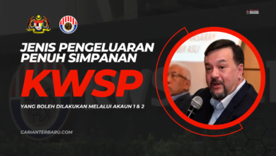 KWSP : Jenis Pengeluaran Penuh Melalui Akaun 1 & Akaun 2