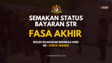 MySTR : Semakan Status Bayaran Fasa Akhir Kini Boleh Dilakukan