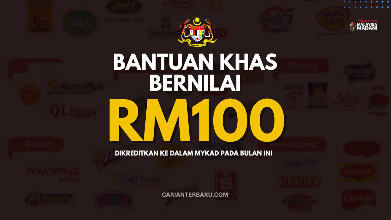 MySARA : Bayaran RM100 Dikreditkan Dalam MyKad Bulan Ini