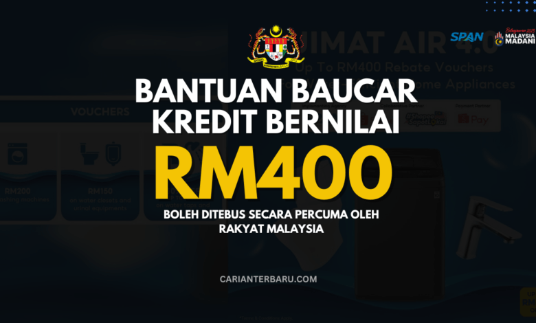 Baucar Kredit Shopee RM400 : Cara Claim & Syarat Kelayakan