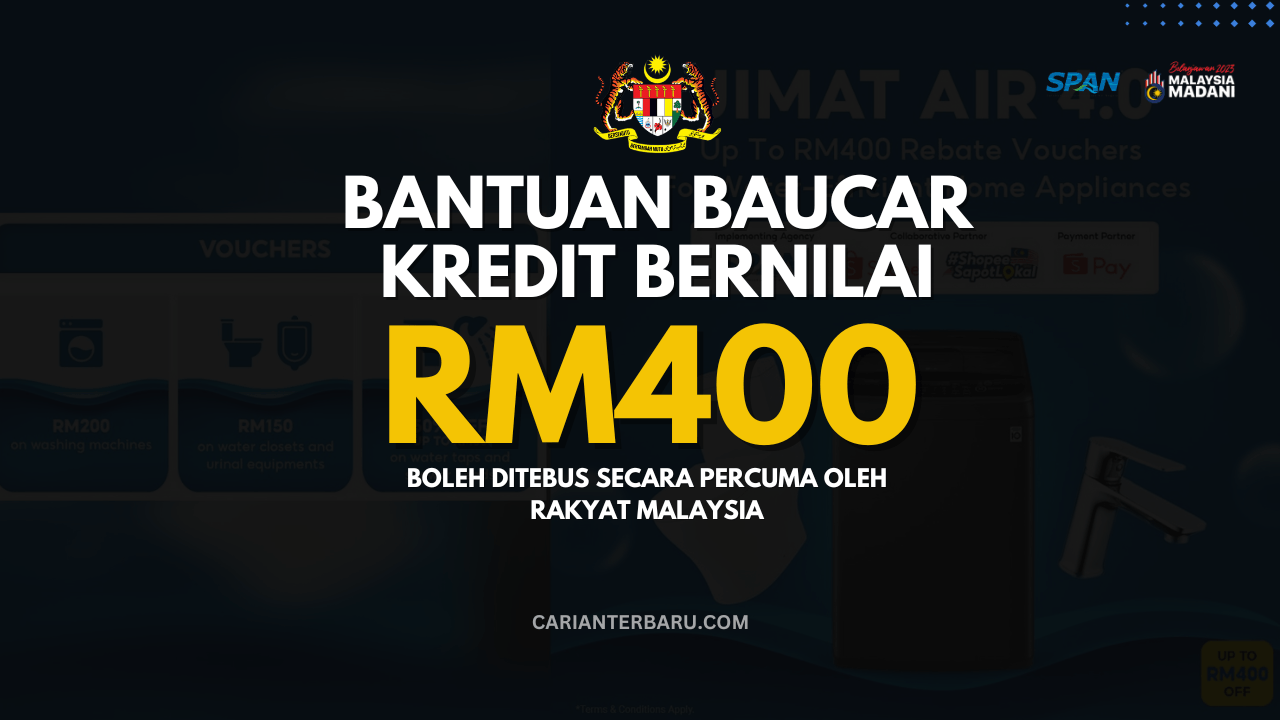 Baucar Kredit Shopee RM400 : Cara Claim & Syarat Kelayakan