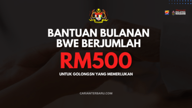 BWE 2023 : Bantuan RM500 Sebulan kepada Yang Memerlukan