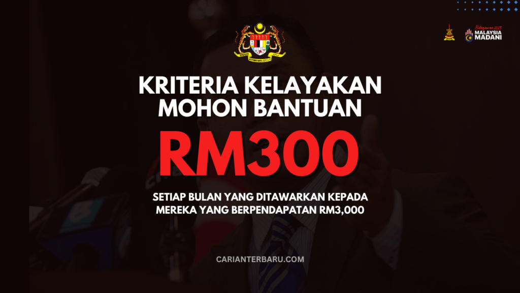 Bingkas : Kriteria Kelayakan Mohon Bantuan RM300 (Setiap Bulan)
