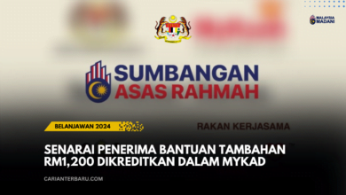 SARA 2024 : Senarai Penerima Bantuan Khas Berjumlah RM1,200