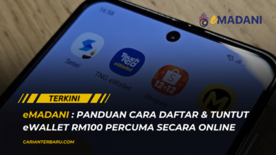 eMadani 2023 : Panduan Daftar & Tuntut Kredit eWallet RM100