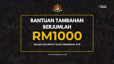 SKK : Bantuan Tambahan RM1000 Untuk Penerima STR