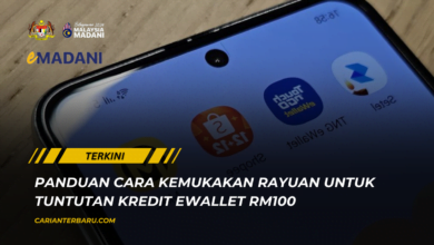 eMadani : Panduan Kemukakan Rayuan Dapatkan eWallet RM100