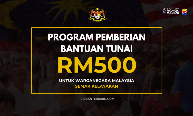 Pemberian Bantuan Tunai RM500 Sebulan Untuk (Warga Emas)