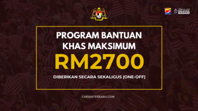 Rasmi : Bantuan Kewangan RM2700 Secara Sekaligus (One-off)