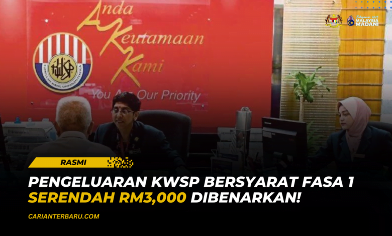 FSA2 2024 : Pengeluaran KWSP Bersyarat Fasa 1 Dibenarkan