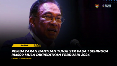 STR Fasa 1 : Bantuan Tunai Dikreditkan Bermula Februari 2024