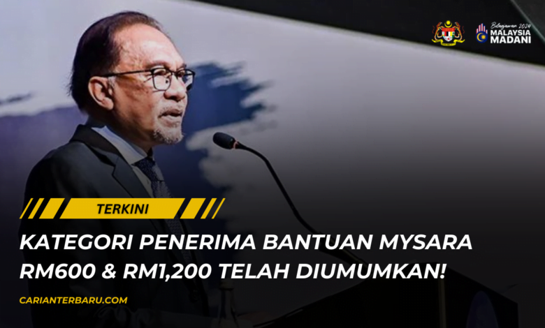 MySARA 2024 : Kategori Penerima Bantuan Telah Diumumkan