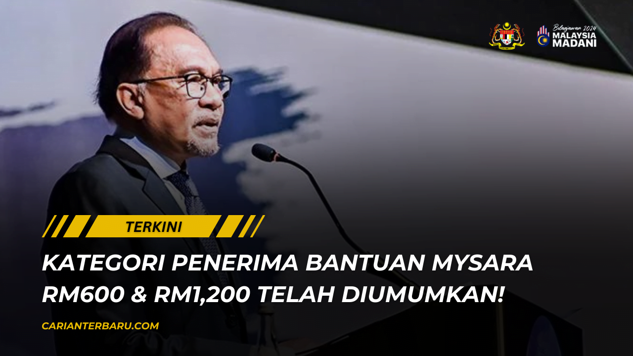 MySARA 2024 : Kategori Penerima Bantuan Telah Diumumkan