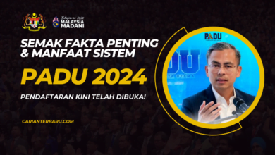 Kemaskini PADU 2024 : Semak Manfaat Penting Sebelum Daftar