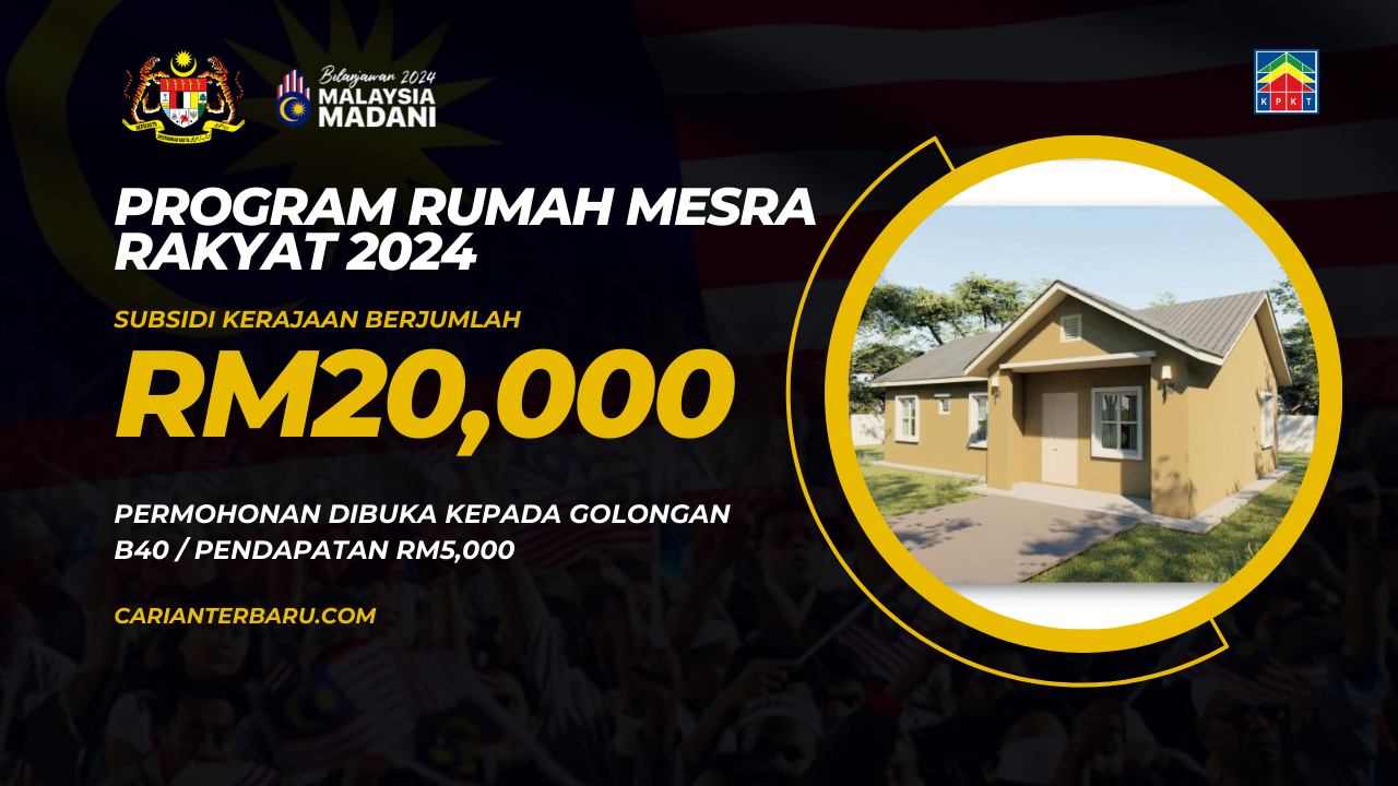 Terkini : Rumah Mesra Rakyat Ditawarkan Untuk Golongan B40