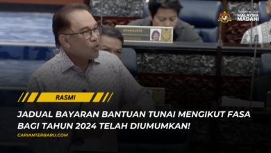 MySTR : Jadual Bayaran Bantuan Tunai Bagi Tahun 2024