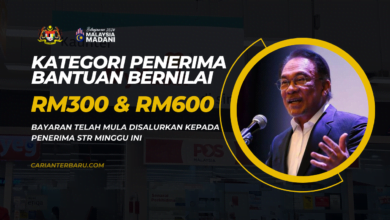 Bantuan SARA : Kategori Penerima RM300 & RM600 Mula Dibayar