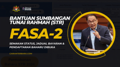 Bantuan STR Fasa-2 : Pembayaran Pada Bulan April 2024