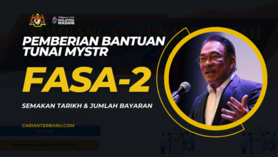 Bantuan Tunai MySTR Fasa-2 : Tarikh & Jumlah Bayaran (2024)