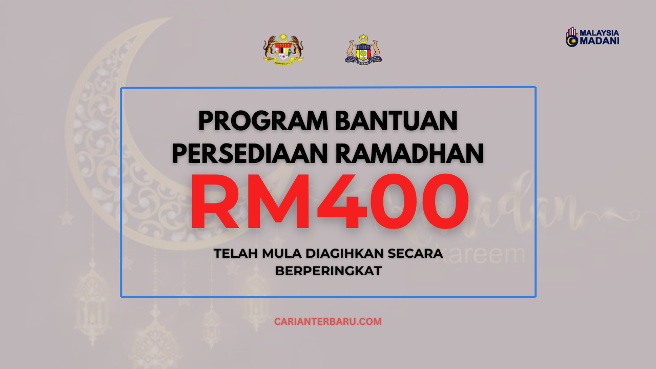 Bantuan Persediaan Ramadhan 2024 : Telah Mula Diagihkan