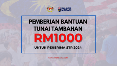 SKK : Pemberian Bantuan RM1000 Untuk Penerima STR 2024