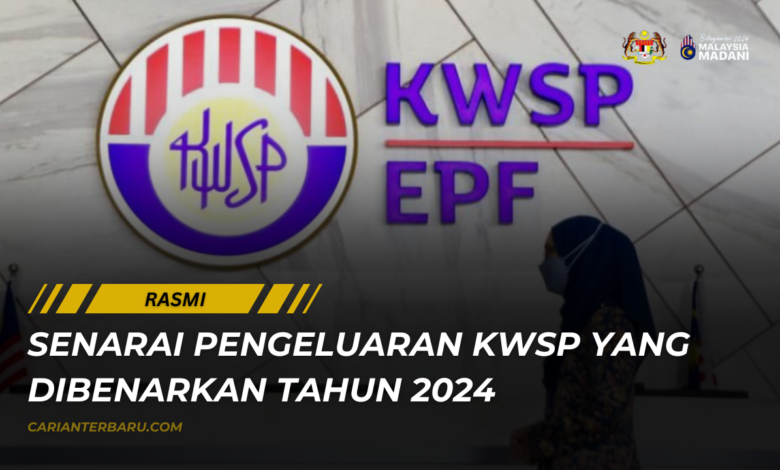 Senarai Pengeluaran KWSP 2024 Yang Dibenarkan Kepada Ahli