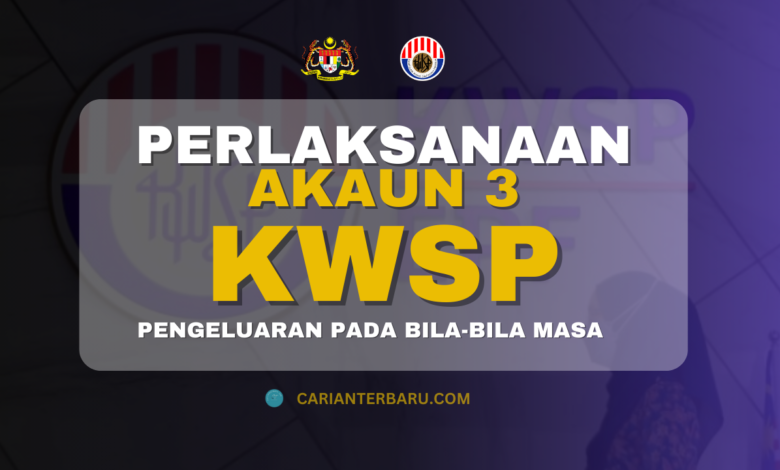 Perlaksanaan Akaun 3 KWSP : Pengeluaran Pada Bila-Bila Masa