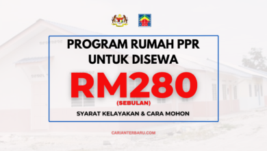 Rumah PPR Untuk Disewa RM280 Sebulan : Semak Disini