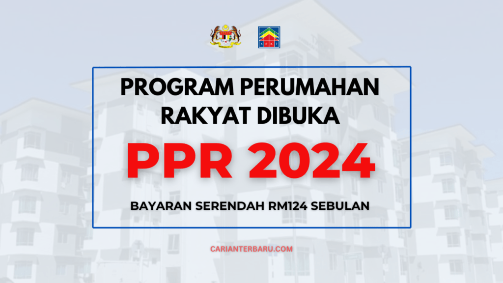 Permohonan Rumah PPR Dibuka : Serendah RM124 Sebulan