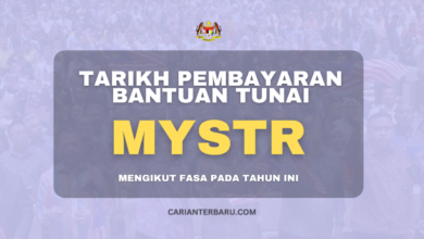 MySTR : Tarikh Bayaran Bantuan Tunai Mengikut Fasa