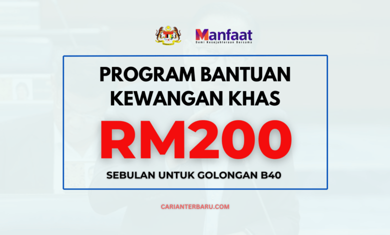 Bantuan Khas RM200 Sebulan : Disediakan Melalui Program BLP