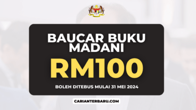 Baucar Buku MADANI RM100 : Boleh Ditebus Melalui DELIMa