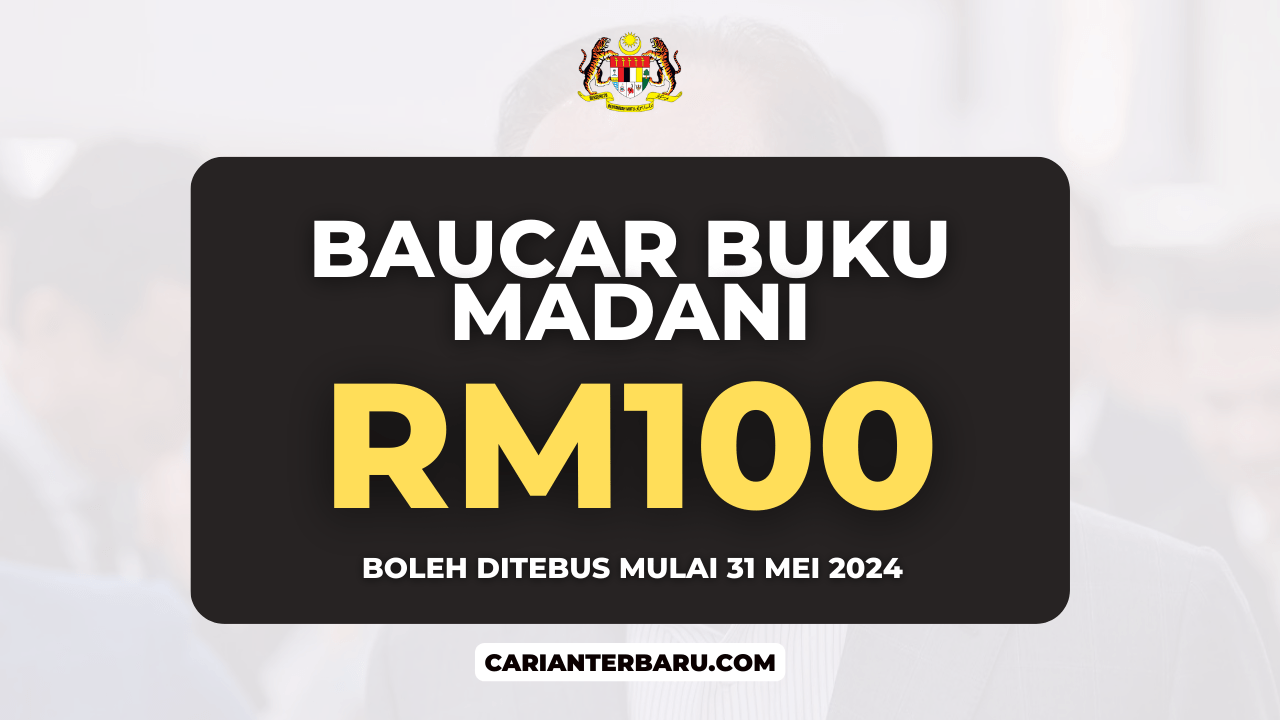 Baucar Buku MADANI RM100 : Boleh Ditebus Melalui DELIMa