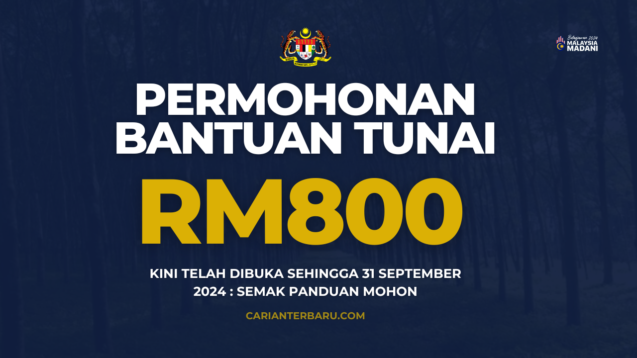 BMT : Permohonan Bantuan RM800 Kini Telah Dibuka