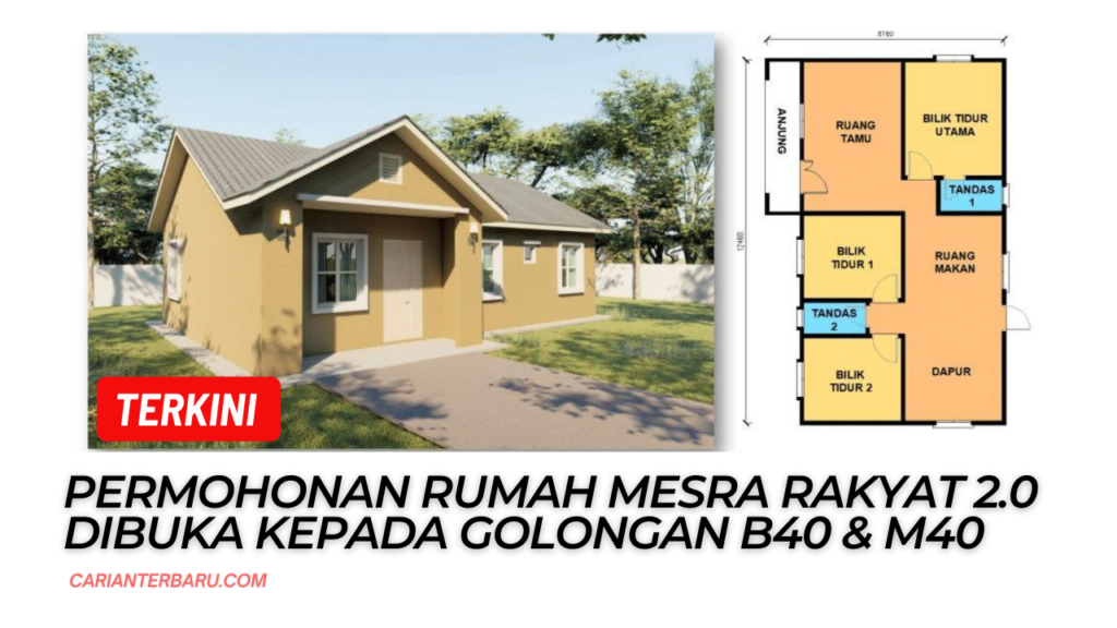 Bantuan Rumah Mesra Rakyat 2.0 : Permohonan Kini Dibuka