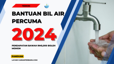 SADE : Skim Bil Air Percuma Setiap Bulan Sepanjang Tahun 2024