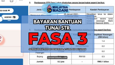 Bayaran STR Fasa Berikutnya : Dikreditkan Bulan Ogos Ini