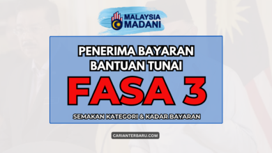 Penerima STR Fasa 3 & Kadar Bayaran Diumumkan Ogos Ini