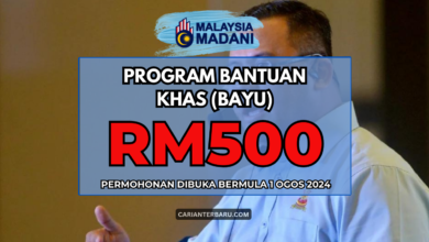 BAYU : Bantuan Khas RM500 Untuk Keluarga B40 & M40