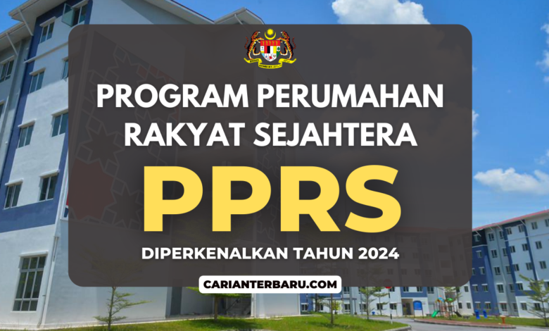 Program Perumahan Rakyat Sejahtera (PPRS) Diperkenalkan