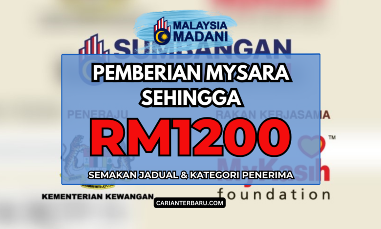Pemberian MySARA 2024 : Semakan Jadual & Kategori Penerima