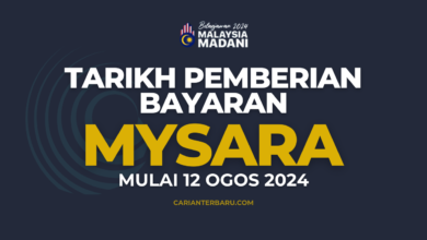 MySARA : Tarikh Bayaran Bantuan Dikreditkan Mulai 12 Ogos 2024