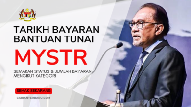 Tarikh Bayaran Bantuan MySTR Dikreditkan Ke Dalam Akaun