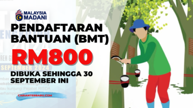 Pendaftaran Bantuan Musim Tengkujuh RM800 Masih Dibuka!